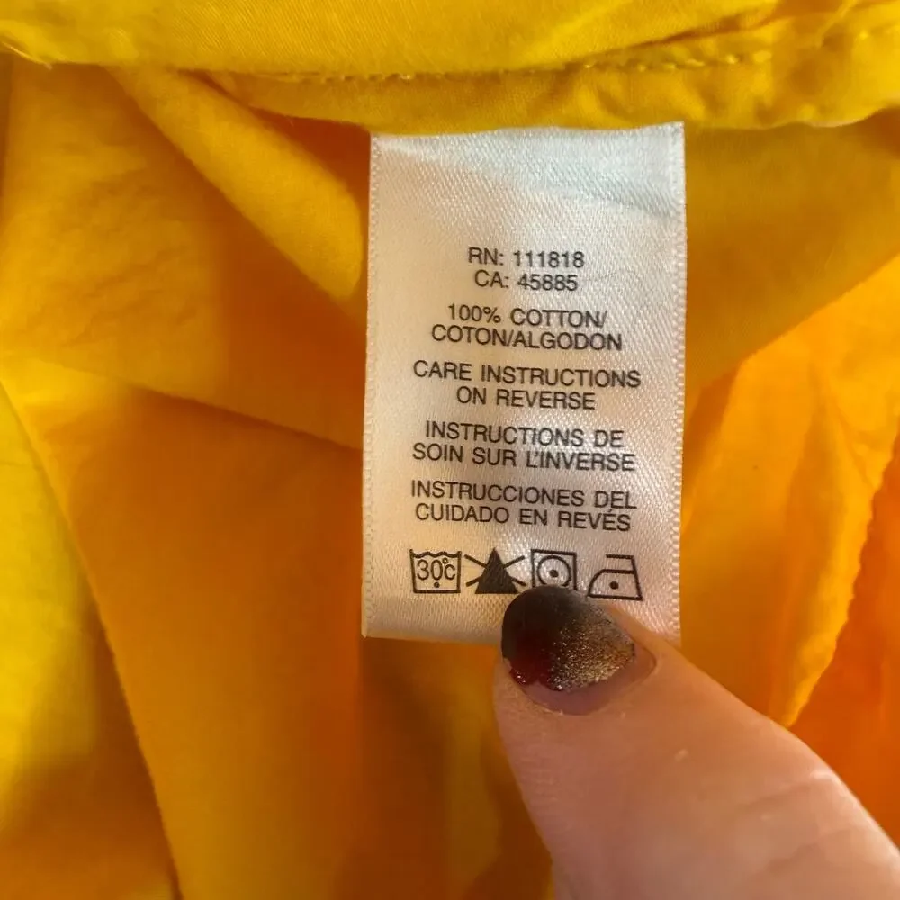 Michael Kors MK Women's Yellow Y2K Style Jacket Size Medium